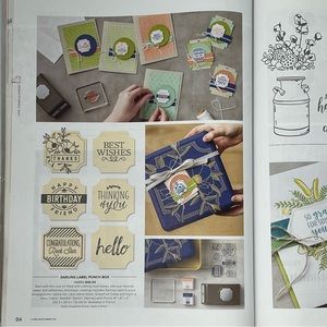 Stampin’ Up! Darling Label Punch Box #146855.